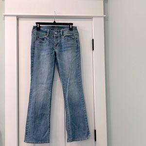 American Eagle Outfitters 4 short kick boot stretch jeans excellent preowned